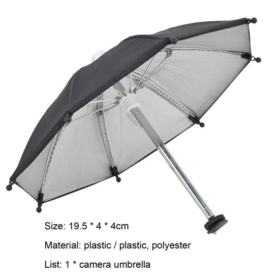 DSLR Camera Umbrella Universal Hot Shoe Cover Photography Accessory Camera Sunshade Rainy Holder for Canon