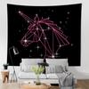 Starry Sky and Unicorn Tapestry Wall Decoration Bedroom Home Living Room Girls Decoration