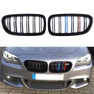 1 пара накладок на решетку воздухозаборника для BMW 5 серии F10, F11, F18 2010-2017