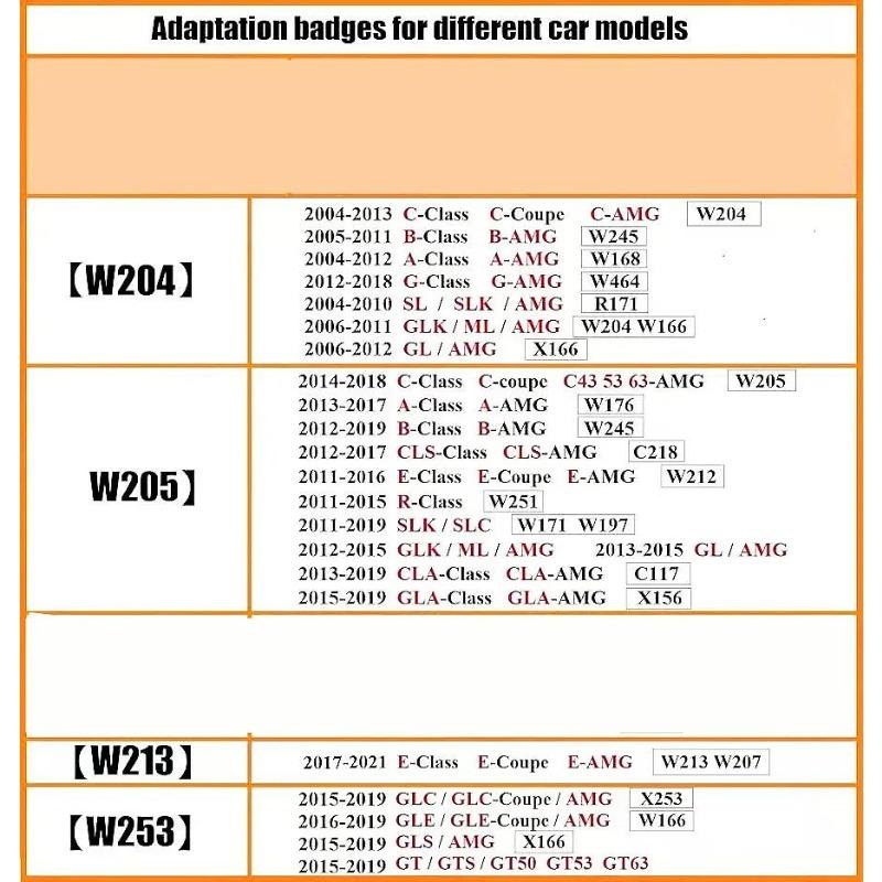 Эмблема-звезда с подсветкой LED белого цвета для решетки радиатора автомобиля для Mercedes-Benz C117 W204 W205 W213 W253 W166 W176 GLA GLAE