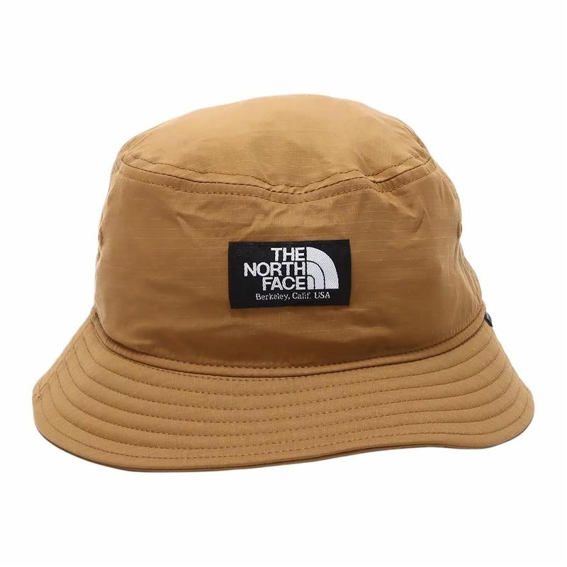 The North Face Lightweight logo polyester fisherman hat, same style for men and women, couple style Brown M