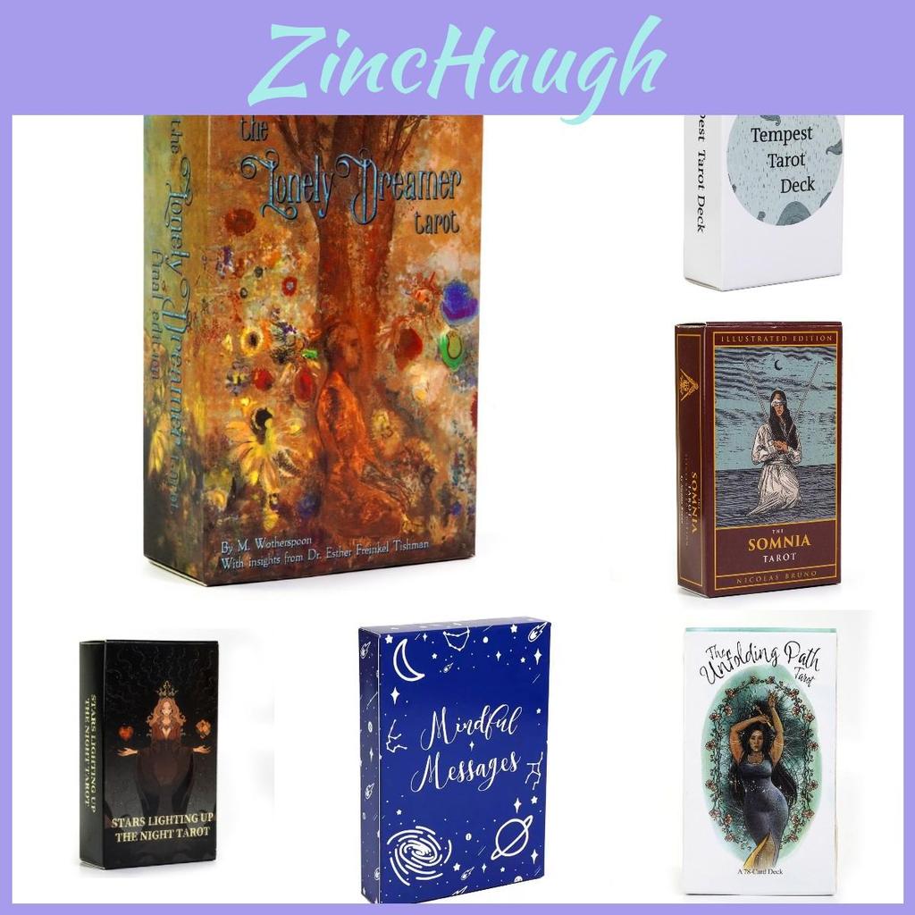 Unique English Version Tarot Cards Oracle Deck Featuring Intricate Illustrations