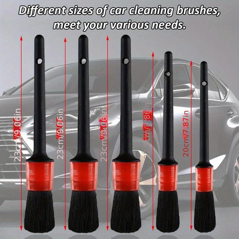 Набор кистей для детейлинга автомобиля Ultimate Auto Cleaning Kit для вентиляционных решеток, зазоров, обслуживания, щелей воздухозаборника автомобиля