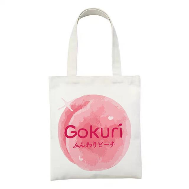 Shopping Bags Women Sweet Kawaii Bear Printed Canvas Daily College Handbag Harajuku Korean Style All-match Female Shopper Bag