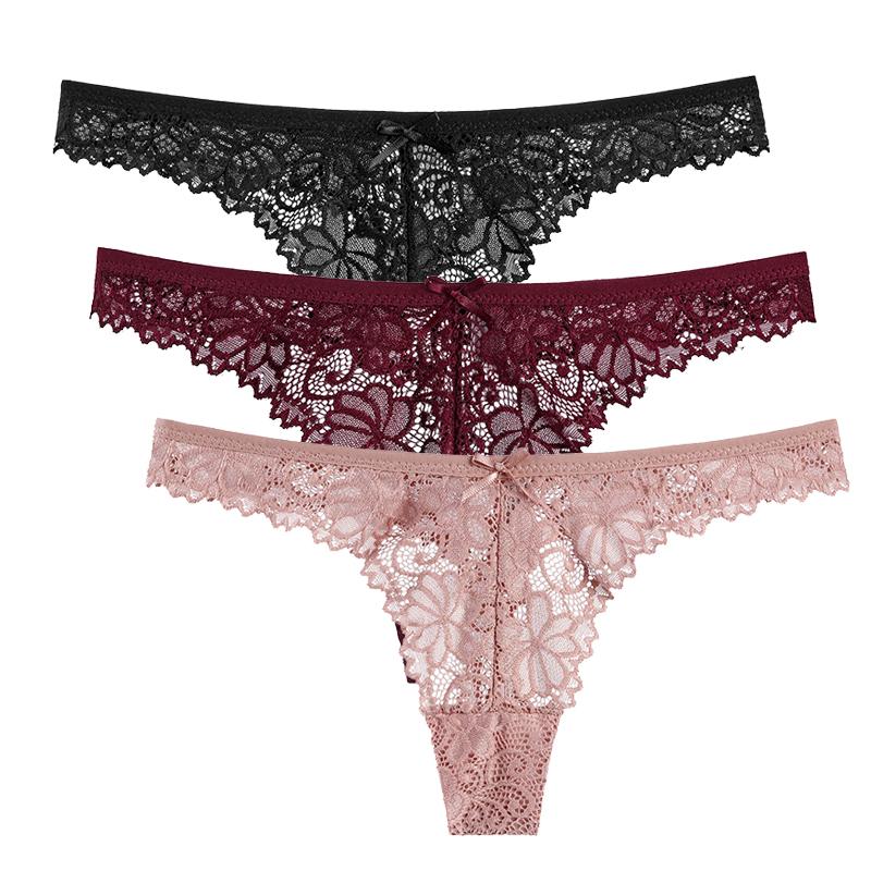 Женские кружевные трусики - стринги