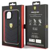 Etui Ferrari Quilted Metal Logo Na Iphone 15 - Czarne