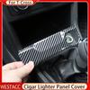 Car Center Control Cigarette Lighter Panel Trim Sticker Cover for Volkswagen VW T-cross Tcross 2018    2022 2023