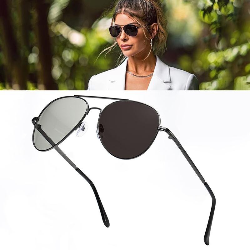 Унисекс Классические поляризованные солнцезащитные очки Солнцезащитные очки, меняющие цвет Солнцезащитные очки «день и ночь» Солнцезащитные очки для вождения со светоотражающими линзами
