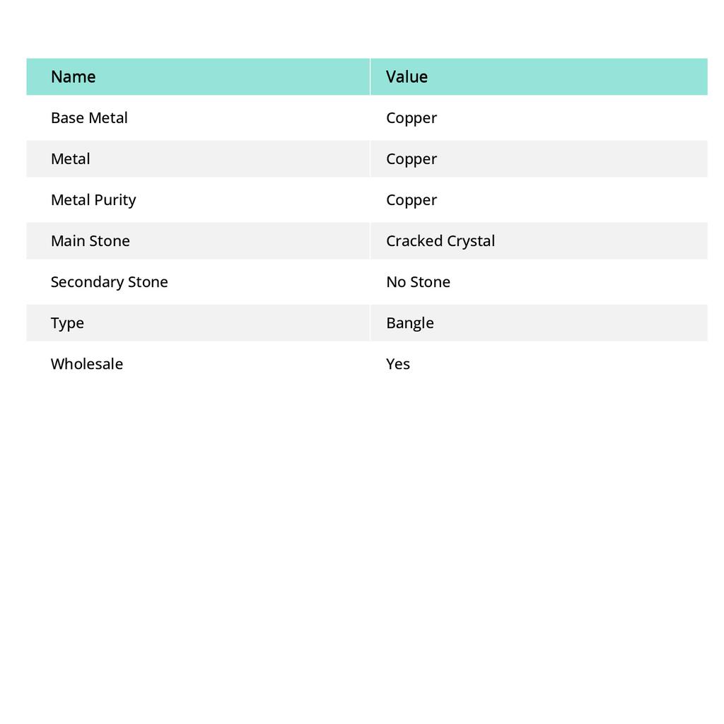 Треснувший хрустальный драгоценный камень ручной работы из медной проволоки, регулируемый браслет-манжета z9C96