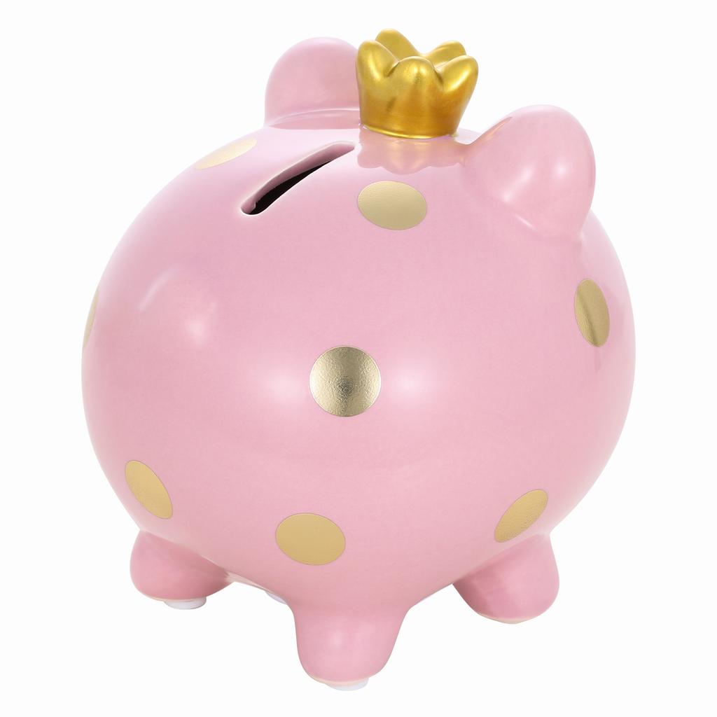 Tooarts Корона Копилка Керамическая Копилка Мультфильм Пятнистая Свинья Товары для дома Ремесла Семья