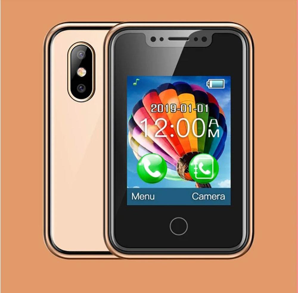 8XR Super Small Phone 2G GSM 1.77inch Touchscreen Wireless Dialer 350mAh CellPhone SMS Multimedia Feature Phone