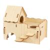 Hamster Activity Center with Wooden Structure for Small Animals