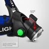 Налобный фонарь для улицы Телескопический зум USB Перезаряжаемый 3 режима Регулируемый Водонепроницаемый Сверхяркий Легкий Велосипедный Ночная рыбалка Светодиодный налобный фонарь