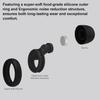 Reusable soft silicone sleep earplugs, 30dB noise reduction, easy to clean and portable