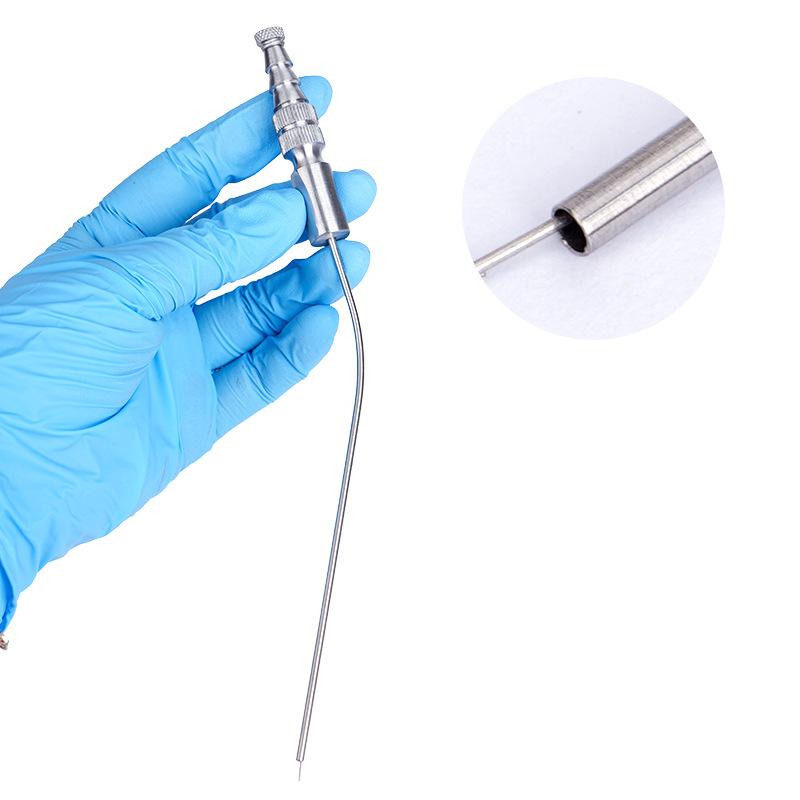 1 шт. Стоматологический медицинский аспиратор Трубка для отсасывания из нержавеющей стали Лабораторная трубка 2 мм/3 мм/4 мм/5 мм Инструмент для имплантации для использования в стоматологической клинике