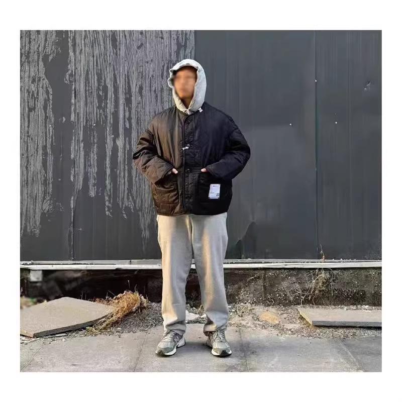 Легкая хлопковая куртка Yohji Yamamoto без воротника для улицы