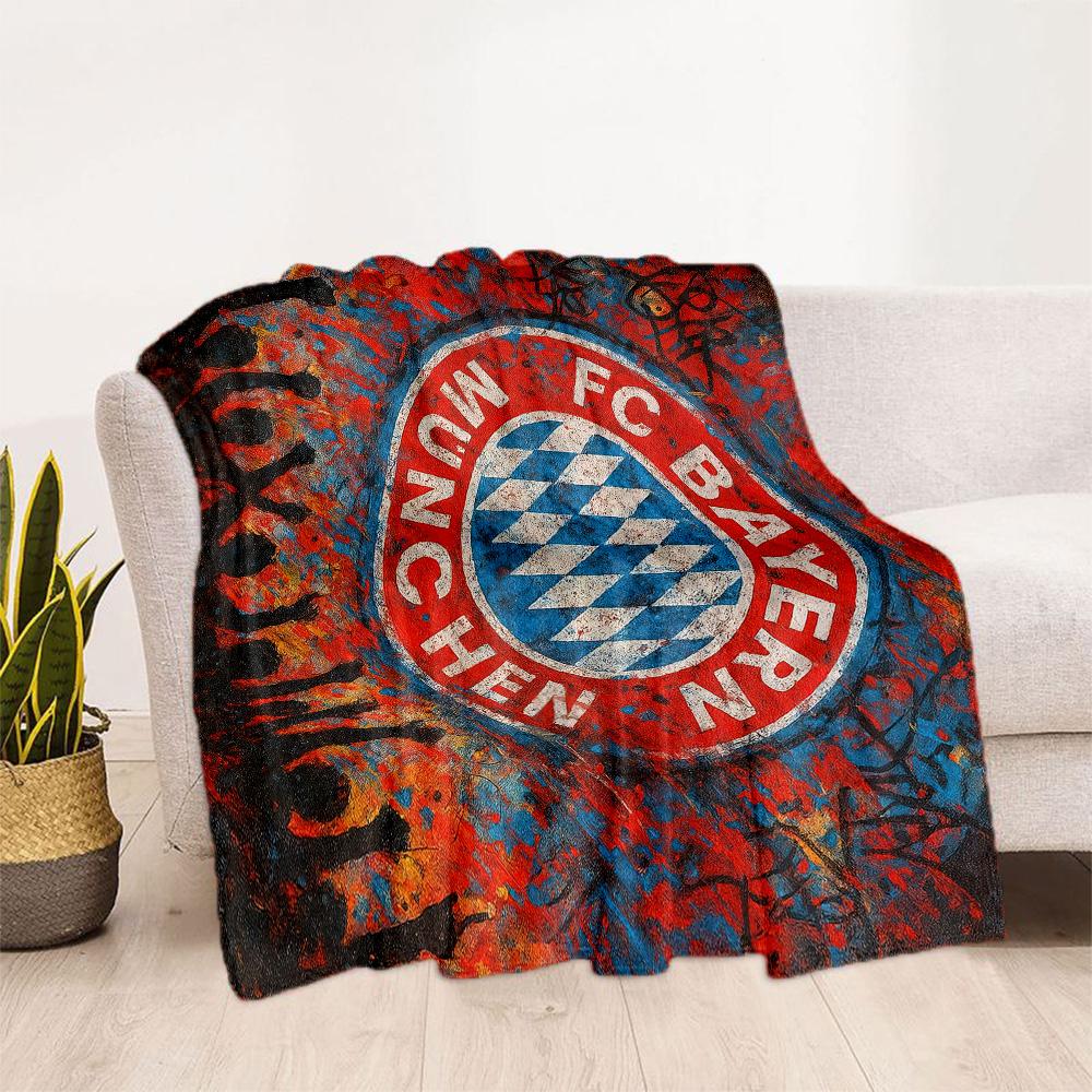 Bayern Munich Blanket Warmthful Decor Suitable for Office Office Chair Bed Four Seasons Multipurpose Modern Style