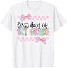 First Day Of 1st Grade Teacher Girl Coquette Back To School T-Shirt