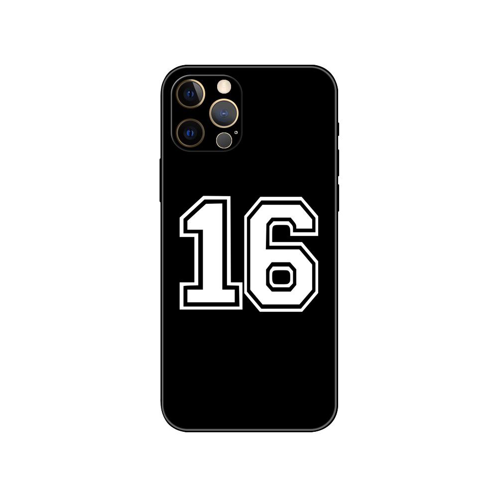 Чехол для телефона Football Lucky number для iPhone 5 5s 2020se 6 6s 7 8 plus x 10 XR XS 11 12 13 mini pro MAX черный чехол из ТПУ