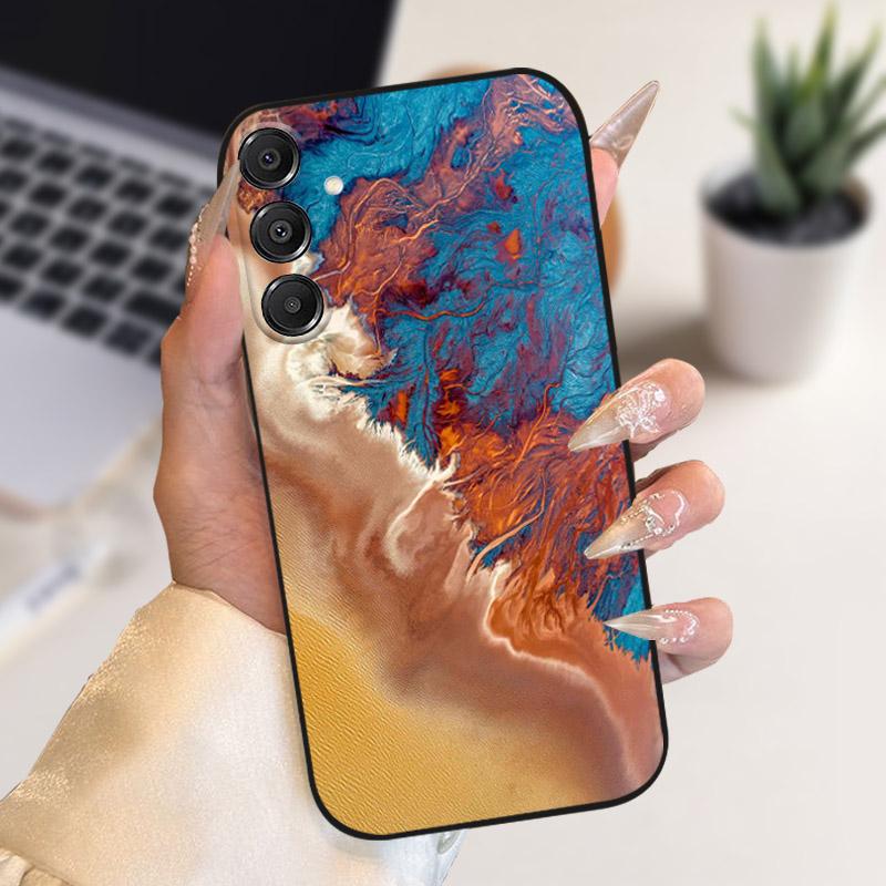 Чехол-бампер для Samsung Galaxy A17, мягкий силикон + ТПУ, противоударный, для GalaxyA17 5G, защитный корпус телефона, A 17, мультяшный, Capa