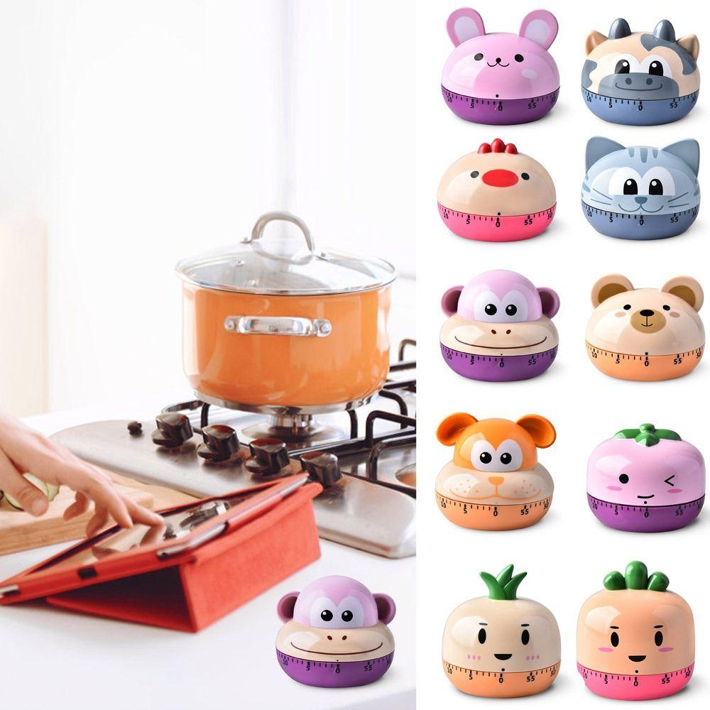 Student Learning Time Cute Kitchen Food Timer Mechanical Timer Manual Timer Digital Cooking Timer