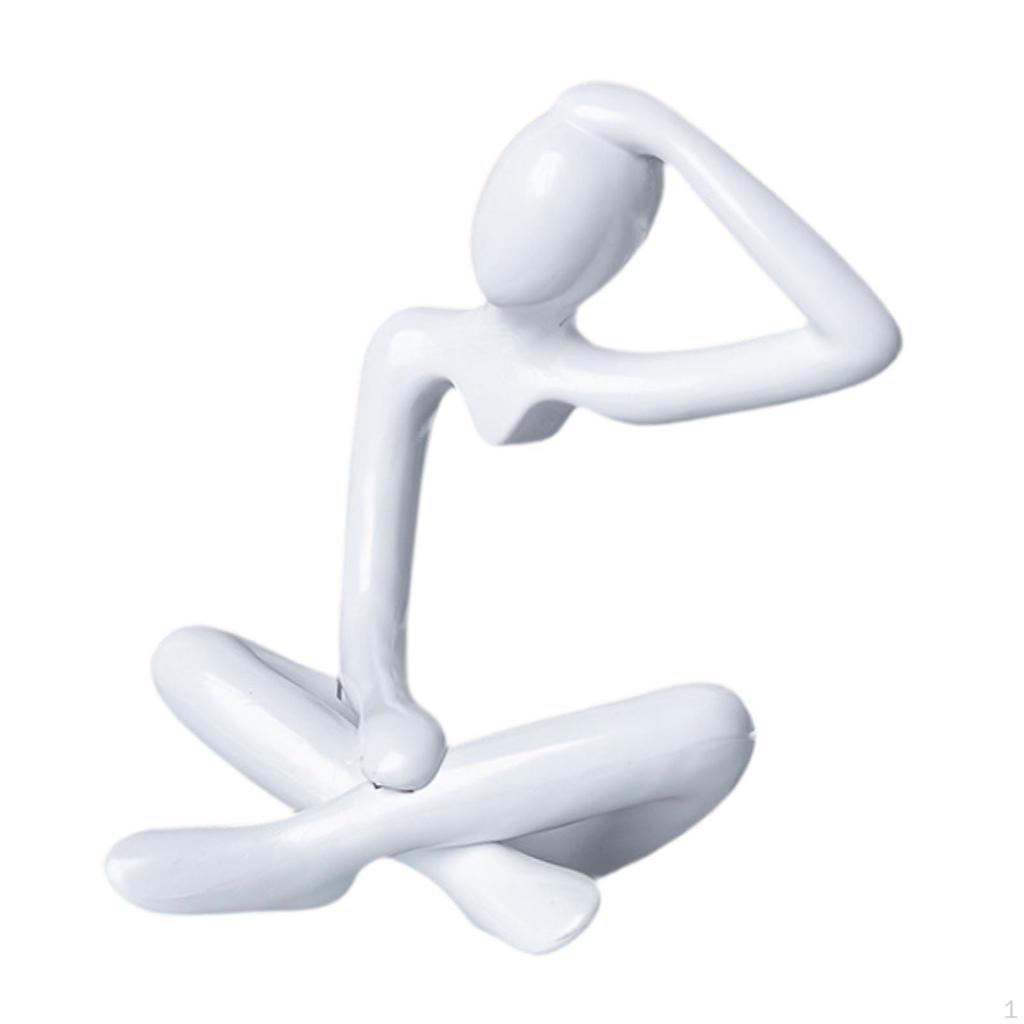 Мыслитель Абстрактная статуя Коллекция декоративных фигурок Новинка Простая современная скульптура Настольная