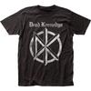 Dead Kennedys Distressed Old English Logo Mens T Shirt Rock Music Band Tee Black