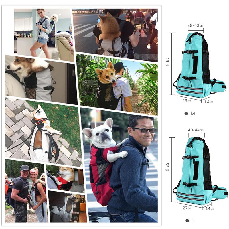 Уличная сумка-переноска для собак для маленьких и средних собак, рюкзак для корги, бульдога, светоотражающие дорожные сумки для собак, товары для домашних животных