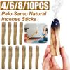 4-10 Штук Пало Санто Деревянный Ароматический Диффузор Очищающий Исцеляющий Снятие Стресса Ароматические Палочки для Медитации Расслабления