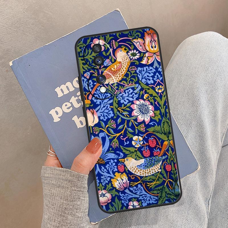 Чехол William Morris для Honor Magic 8 Pro 5 6 7 Lite Чехол для Honor 400 200 90 70 50 X8a X8b X9a X9b X9c