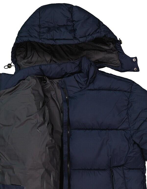 Winter Jacket North Sails Quilted Jacket Men's Stand-up Collar Blue Black