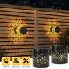 Flower Design Solar Wall Light Iron Light Outdoor Garden Light Solar Wall Lamp  Villa Gate