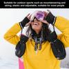 Ski Glove Wrist Strap Glove Holder Sport Glove Strap Elastic Wrist Leash for Snowboard Ski Mountaineering Outdoor Sports