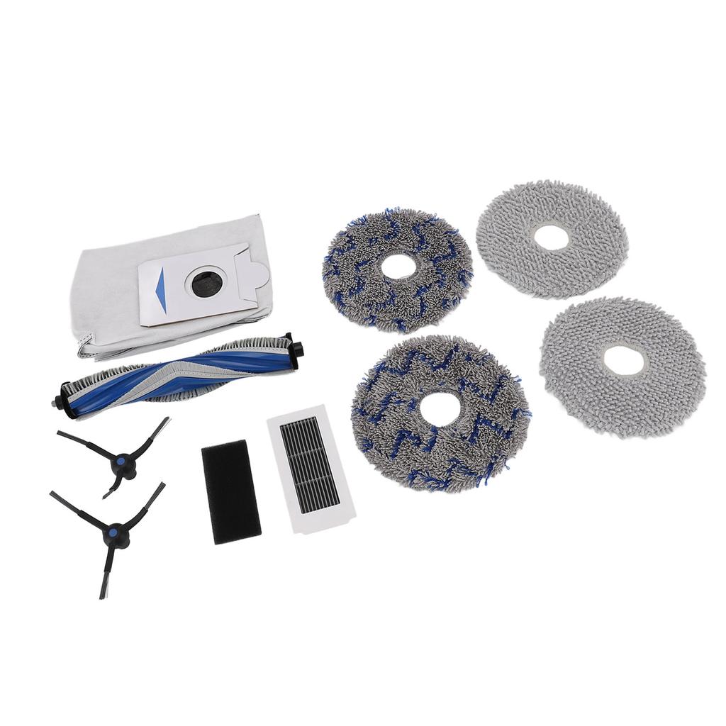 Replacement Parts for X5 PRO ABS Robot Vacuum Filter Brush Mop Pad Dust Bag Set Vacuum Cleaner