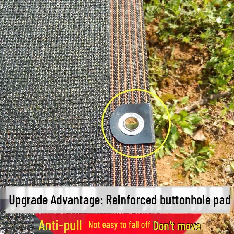 Outdoor Heavy-Duty Black Sun Shade Net