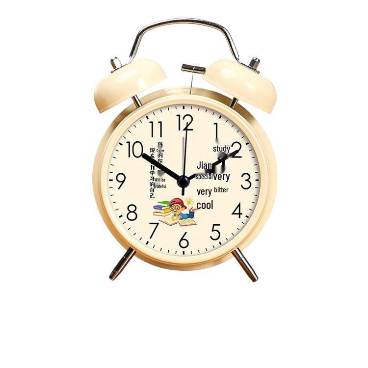 Rechargeable Alarm Clock: Student Wake-Up Essential, Stylish Dormitory Decor, Perfect Desktop Gift for Boys and Girls.