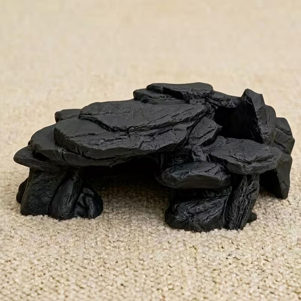 3D Printing Aquarium Fish Shelter Realistic Texture Fish Hiding Cave Reptile Enclosures