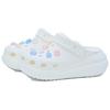 Crocs Классические клоги Dreamy Bubbles Party Clogs Унисекс Белые