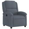 Relaxation Armchair Dark Grey Velvet