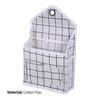 Hanging Bag Wall Mounted Large Capacity Cotton Flax Hook Design Hanging Organizer for Bathroom