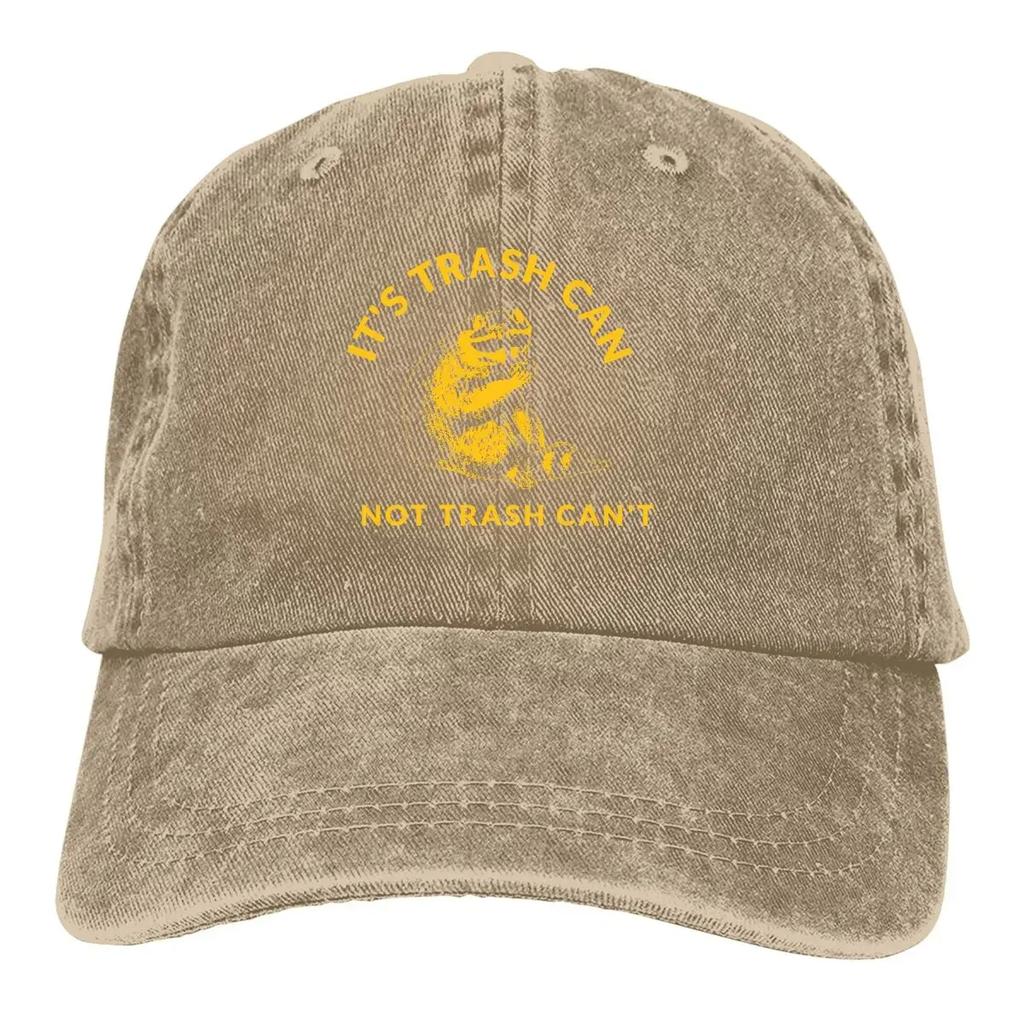 Its Trash Can Not Cant Baseball Cap Men Hats Women Visor Protection Snapback Raccoon Lover Caps