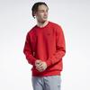 Reebok Однотонный свитер с круглым вырезом, унисекс, красный HF8535