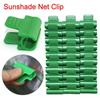Green Instant Grommet Sunshade Net Clip Plastic Clips Fence Shading Accessories Garden Tools