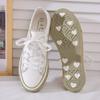 Кроссовки из парусины женские оригинальные модные повседневные туфли из парусины весна-осень 2024 года на плоской подошве дышащие женские вулканизированные туфли для скейтборда