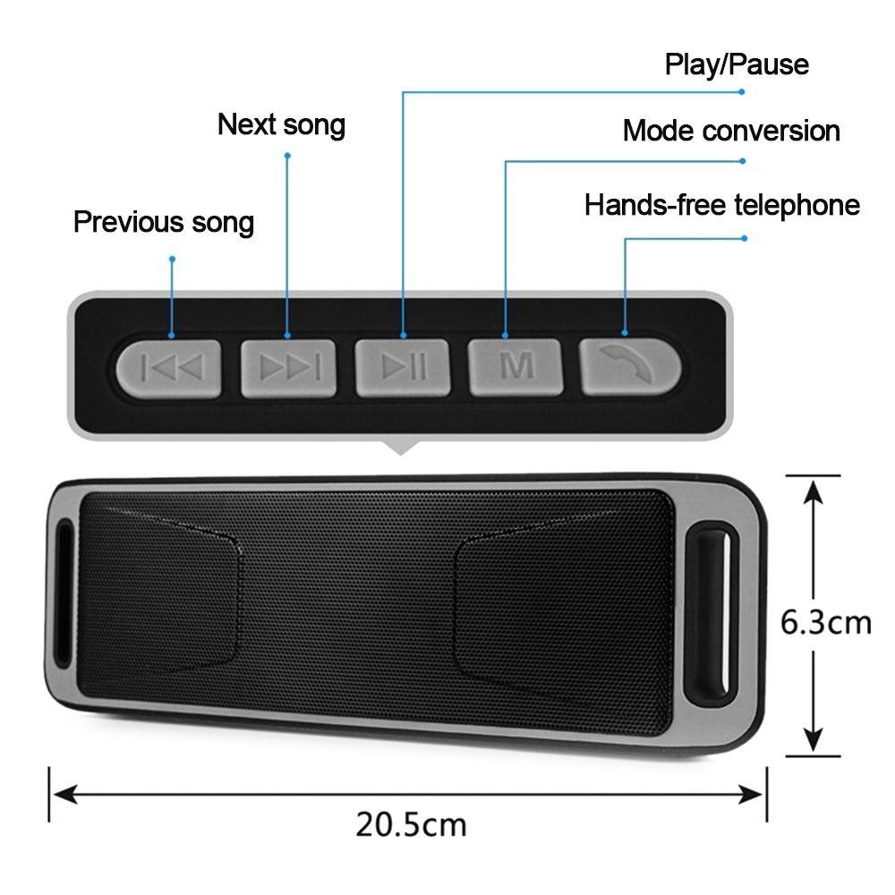 Indoor Portable Waterproof Stereo Loud Speaker High Power High Bass Bluetooth Speaker