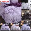 Duvet Cover Set Without Sheet Marble Bedding Quilt Cover Bedclothes Bedding 3piece Linen-free Bed Set
