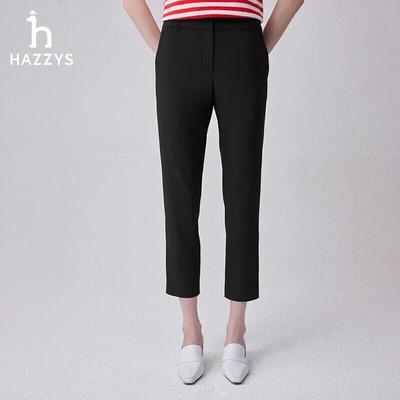 HAZZYS Женские укороченные повседневные брюки облегающего кроя, тянущиеся в четырех направлениях