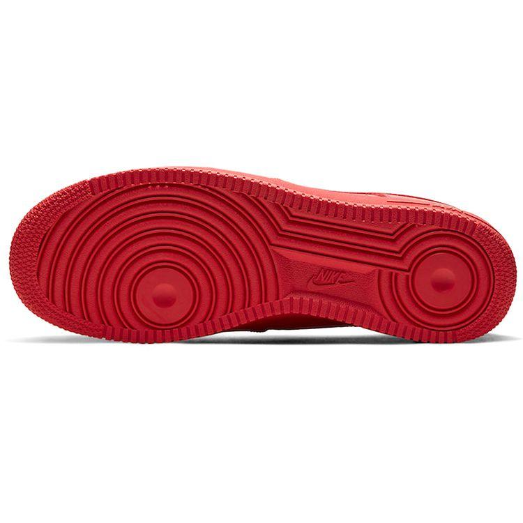 Nike Air Force 1 Low 07 LV8 1 Тройные красные кроссовки унисекс Университетский красный CW6999-600
