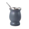 230ml Yerba Mate Gourd Tea Cup Set Double-Wall Stainless Steel Coffee Water Cup Straws Filter With Spoon Brush