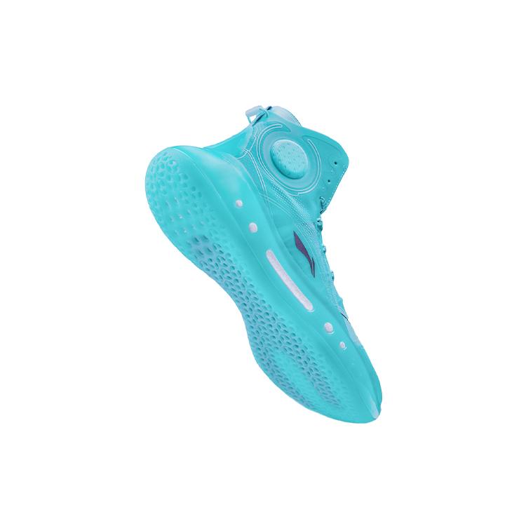 Баскетбольные кроссовки Li Ning YuShuai 14 Boom Мужские Высокие Нефритово-синие ABAQ033-4
